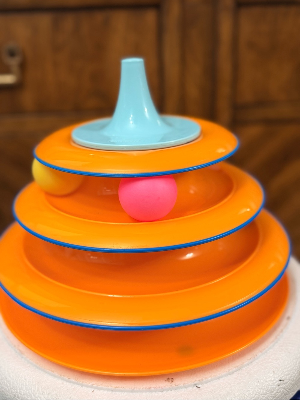 Catstages 3-Tier Cat Track Toy w/ 6 Balls – Fun & Safe Indoor Play for All Cats